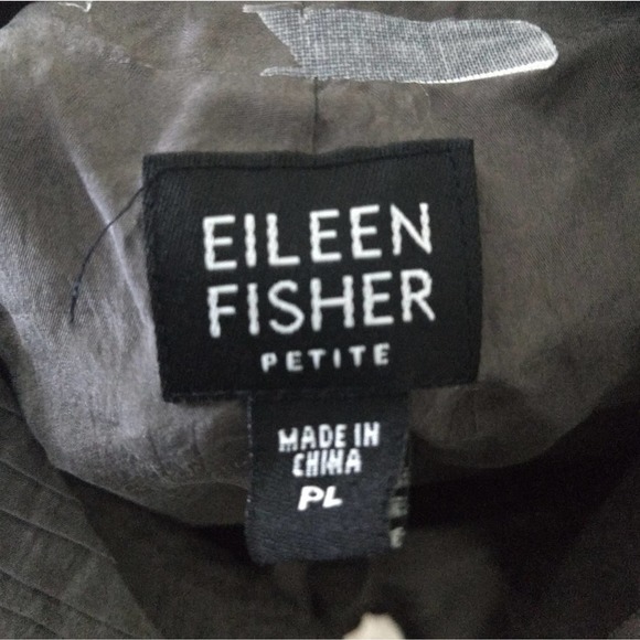 Eileen Fisher 100% Silk Open Front Cardigan - Picture 8 of 8